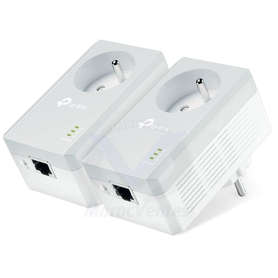 CPL  Kit d'adaptateurs CPL AV500 2 ports avec prise gigogne TP-Link