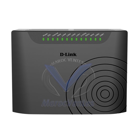 Routeur Modem D-Link Dual Band Wireless AC750 VDSL2+/ADSL2+ DSL-2877AL/ME