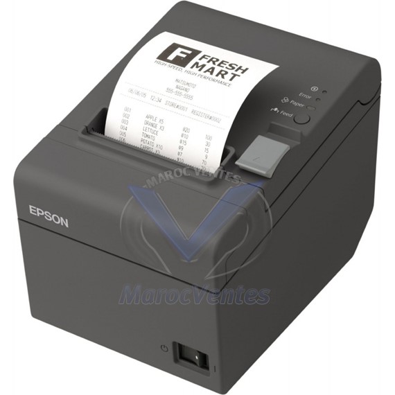 Imprimante ticket à impact Epson TM-U220B USB noire (avec alim - sans  cordon secteur) prix Maroc