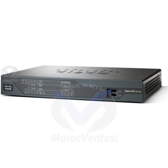 Routeur sans fil 881 Fast Ethernet Security CISCO881G-G-K9
