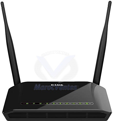 Routeur Modem Wi-Fi N300 ADSL2+ - 1x WAN/LAN - 4x LAN - 1x USB - WPS DSL-2790U/EE