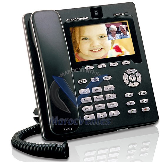 Téléphone IP Multimédia Ecran LCD 4,3" Jusqu
