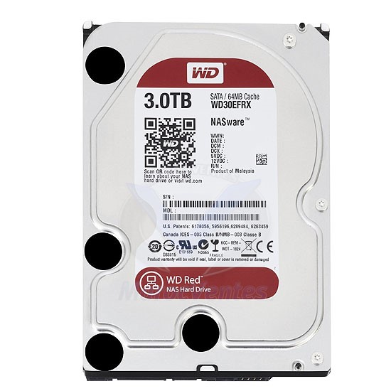 Disque Dur 3 To SATA III Western Digital RED WD30EFRX