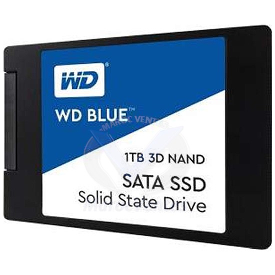 Disque Dur Interne Bleu 3D NAND 1To 2.5" SATA III 6Gb/s WDS100T2B0A