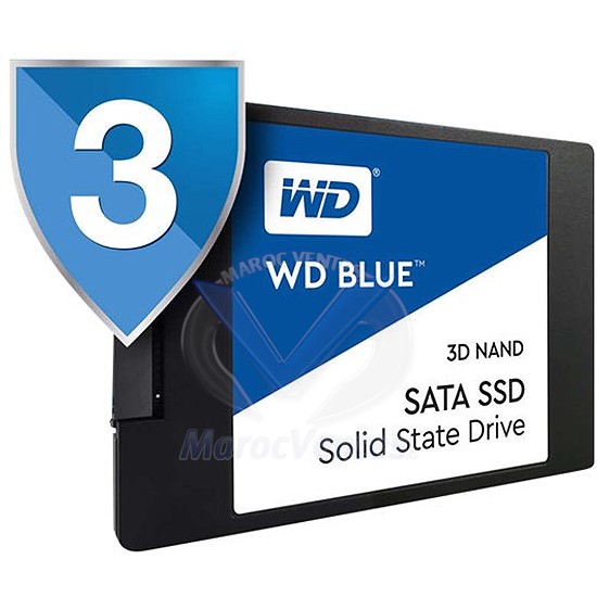 Disque Dur Interne 2 To Blue 3D NAND SATA III 2.5" 6Gb/s WDS200T2B0A