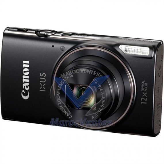 Appareil photo numérique Canon IXUS 285 HS 21MP Noir Zoom 12x, 1076C001AA