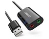 Adaptateur USB-A vers 3,5 mm Audio Stéréo Noir 30724
