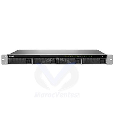 QNAP SERVEUR NAS RACK 09 BAIES 04 GB RAM 0TB DISKLESS