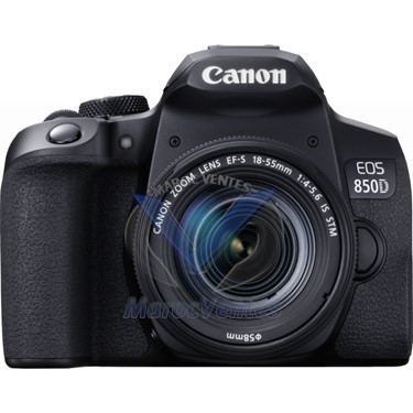 Appareil Photo Reflex Canon EOS 850D + Objectif EF-S 18-55mm IS STM