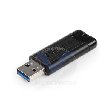 CLE USB PINSTRIPE 64GB BLACK USB 3.2