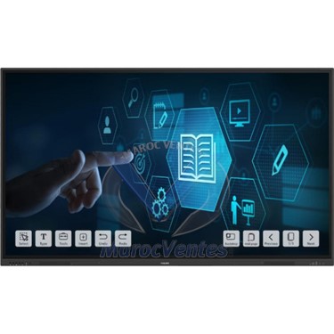 Écran Interactif 65" (163.9  cm )40 Points Tactiles 4K Ultra HD