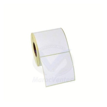 Etiquettes thermique carré 80X80 M40 velin Rouleau de 1000 ou 2 x 500