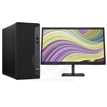 PC Bureau PRO 400 G9 TWR i7-13700 + Ecran  P22V 22" 8Go 512Go SSD Freedos DVD-Writer