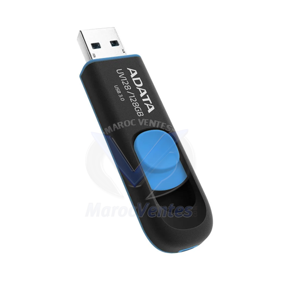 ADATA CLE USB METAL UV128 128GB 3.2 AUV128-128G-RBE