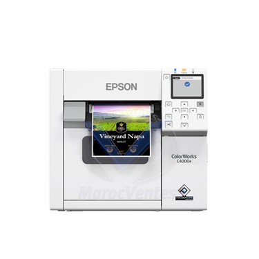 ColorWorks C4000e Imprimante d’étiquettes Impression de Haute Qualité Ecran LCD de 2.7"