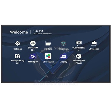 ÉCRAN 43" POUCES 4K UHD 24 Heures Sur 24 et 7 Jours Sur 7 Haut-Parleurs  HDMI/USB-C