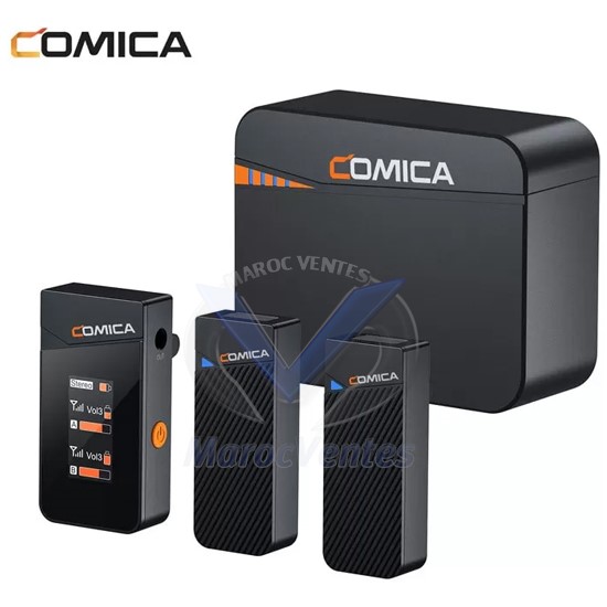 MICRO SANS FIL POUR CAMERA COMICA VIMO C AVEC POWERBANK Comica Vimo C