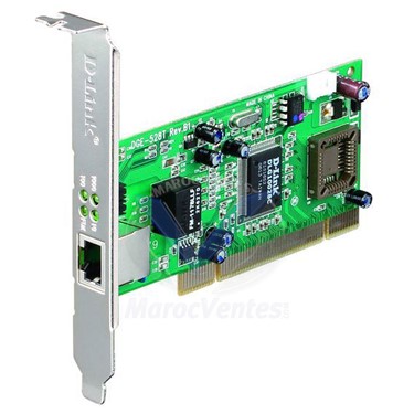 Carte PCI Gigabit cuivre 10/100/1000 Mbps