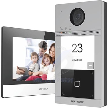 KIT VIDEOPHONE HIKVISION IP ECRAN TACTILE 7" HIK-KIS604