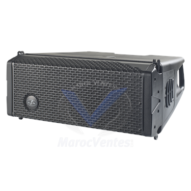 Système Line Array Auto-Alimenté Ultra Compact et Léger à Deux Voies 2 haut-parleurs 6" 1 Moteur de Compression 1"