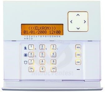 Clavier à Distance avec Afficheur LCD Alphanumérique 2 Lignes pour 16 Caractères et  Synthèse Vocale KP500DV/N