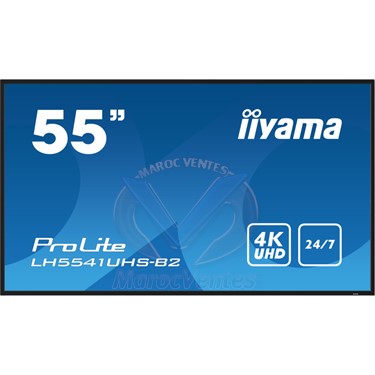 PROLITE Moniteur Professionnel 55" (139cm) 4K UHD Fonctionnement Continu 24/7