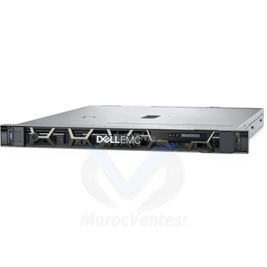 Serveur Rack PE R250/Chassis 4x3.5"HP/Xeon E-2314/16GB/2*2TB 7.2HP/ 5720 DP/PERC H355/iDR Bas 15G/450W