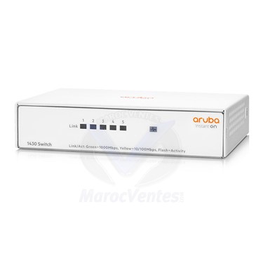Commutateur Non Manageable Aruba Instant On 1430 5G 5 ports 10/100/1000 Non-Géré L2
