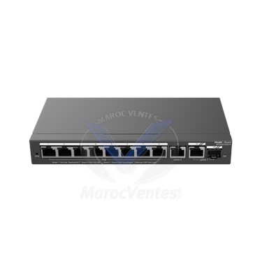 Reyee Switch 10 Ports Gb 8 PoE 1RJ45 1SFP 120W
