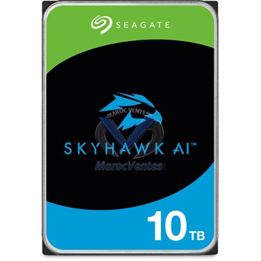 Disque Dur Interne HDD 3.5" SkyHawk AI 10 To pour la Vidéosurveillance