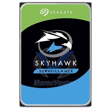 Disque Dur Interne SEAGATE 8 TB SKYHAWK SURVEILLANCE HDD 3.5" SATA 6GB/S