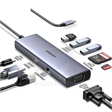 Station d 'Accueil USB-C 9 en 1