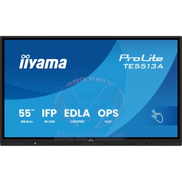 Ecran INTERACTIF TACTILE 55 POUCES 4K UHD Certifié Google EDLA
