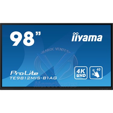ProLite Ecran Tactile Interactif 98 Pouces 4K UHD PureTouch-IR 40 points 24/7 - HDMI/VGA/USB-C