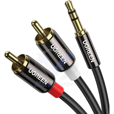 Câble Audio Ugreen 3,5 mm Mâle vers RCA Mâle 2M