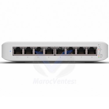 UniFi Switch Lite 8 PoE Géré L2 Gigabit Ethernet (10/100/1000) Connexion Ethernet (PoE) Blanc