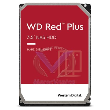WD 8 TB NAS RED PLUS SATA 6GB/S (SATA III) 5640 RPM CACHE 128 MO