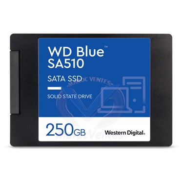 Disque Dur Interne WD SSD 250G SA510 SATA SSD 2.5"/7mm (boîtier)