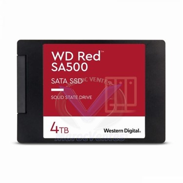 Disque Dur Interne SSD Red SA500 4 TB 2.5" SATA 3D NAND R/W 560Mo/s 540Mo/s