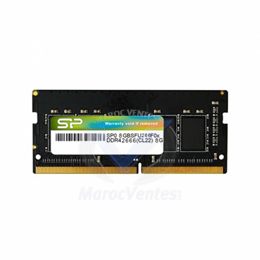 BARRETTE MÉMOIRE SILICON POWER SODIMM 8G DDR4 2666 MHZ