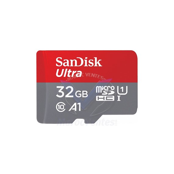 CARTE MEMOIRE MICROSDHC SANDISK ULTRA 32 GB SDSQUAR-032G-GN6MN