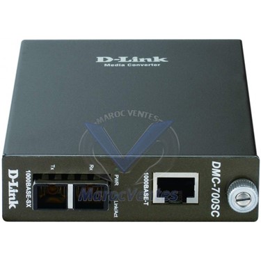Convertisseur de Média Fibre Multimode (SC) 10/100/1000BASE-T vers 1000BASE-SX