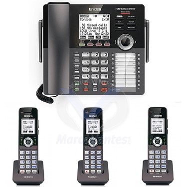 PACK UNIDEN 1 Console AT4801 et 3 Téléphones DECT Sans Fil  AT480HS