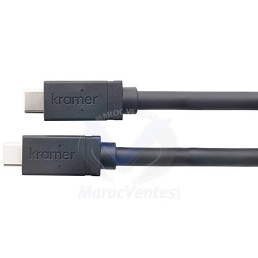 CÂBLE D'EXTENSION ACTIVE USB 3.1 C(M) VERS C(M) GEN 2,20V/3A - 4,6 MÈTRES