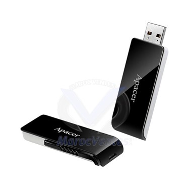 APACER USB3.0 FLASH DRIVE AH350 128GB BLACK RP-AP128GAH350B-1