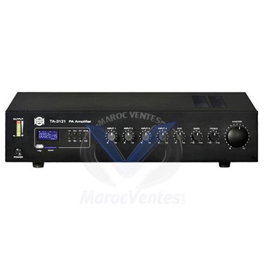 Amplificateur de Sonorisation Professionnel + Mélangeur Mixeur Multiplexé 120 W RMS