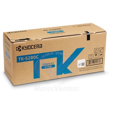 Toner original bleu pour Imprimante Kyocera Ecosys P6235cdn (TK-5280C)