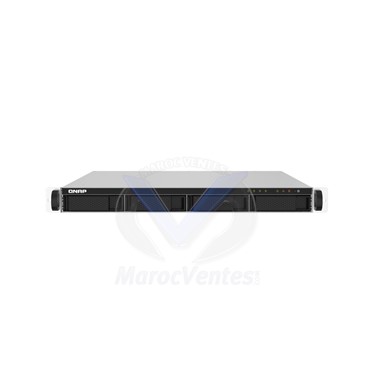 SERVEUR NAS RACK (1 U) 4 BAIES 2 GB RAM 0TB DISKLESS