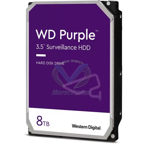 WD Purple disque dur - 8 To - SATA 6Gb/s WD84PURZ