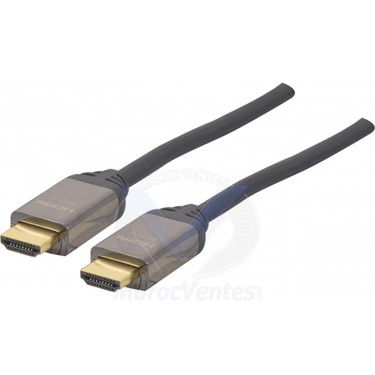 Cable HDMI Premium haute vitesse avec Ethernet 5M 4K